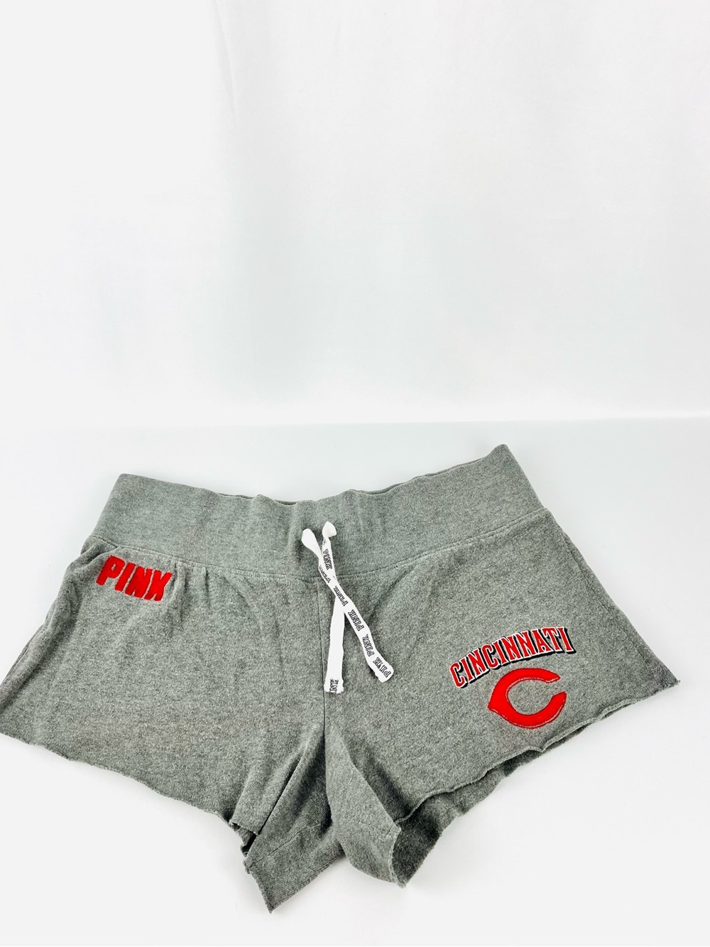 Victoria's Secret PINK MLB Collection Cincinnati Reds Lounge Shorts Gray Size M